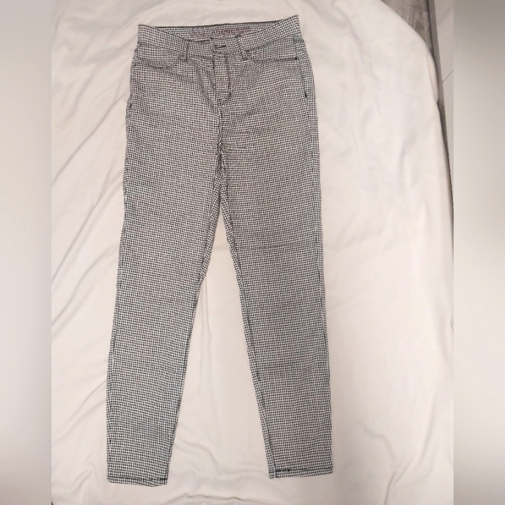 Black and White Checkered Pants